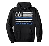 Photo Gallery sostieni la bandiera americana blue thin blue line - police support felpa con cappuccio Photo Gallery sostieni la bandiera americana blue thin blue line - police support felpa con cappuccio