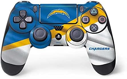 Vista 13 de Skinit - Skin para juegos para PS4 Pro/Slim Controller – licencia oficial NFL Los Angeles Chargers Retro Logo