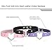 FIBO STEEL 1-4 Pcs Womens Leather Necklace Choker Necklace Heart Punk Goth Style Adjustable