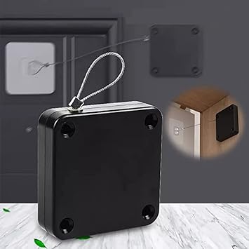 SmartCam Automatic Sensor Door Closer Punch-Free Adjustable Surface Door Stopper Automatically Close Door Bracket Closer Home Improvement