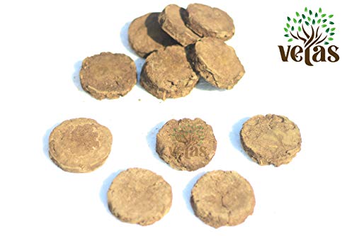 Image of Cow Dung Cake for Puja | Pure Desi Gobar Ka Upla for Havan Pooja (Pack of 10)