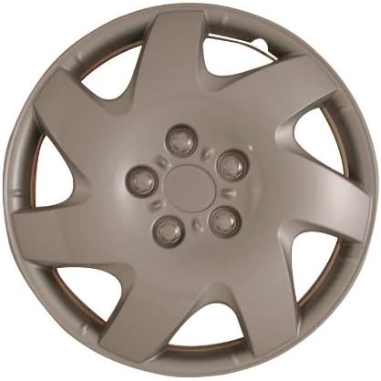 CCI IWCB8088-16S 16 Inch Clip On Silver Finish Hubcaps - Pack of 4