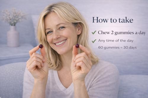 Well & Wild Prebiotic Fibre Gummies – 4g Inulin + Live Cultures – Vegan Gut Health & Digestive Support – Sugar Free – Mixed Berry – 60 Fiber Gummies (30 Day Supply) - Image 4