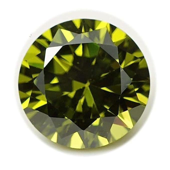 Circonita verde natural certificada de 3.00 Ratti y pureza AAA++