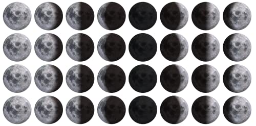 1 inch 480 PCS Moon Phase Planner Sticker Moon Phase