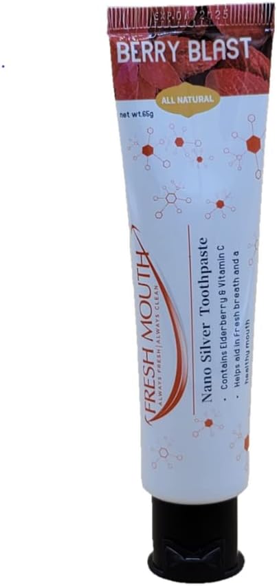 - Fresh Mouth Nano Silver Toothpaste Berry Blast