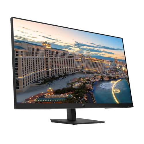Image of HP P32u G5 32-inch 2560 x 1440 QHD Edge LED LCD Monitor, 2-Pack Bundle with Built-in Speakers, HDMI, USB-C, DisplayPort, Desk Mount Dual Monitor Stand, USB-C Multiport G5 Dock