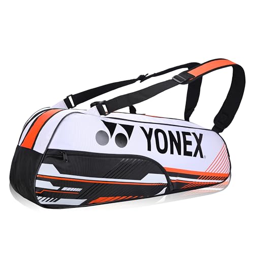 Image of YONEX Badminton Racquet Bag ACE2 1226 BT6 | ACE2 Series Thermal Lining Compartment |Eronomic STRPS |Available as Backpack|Hand Carry |Accessories & 6 Racquet Comaprtment|Wide Shoe Packet