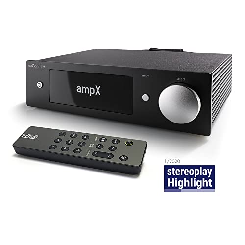 Nubert nuConnect ampX Vollverstärker Digitaler Stereoverstärker mit Bluetooth und USB DAC