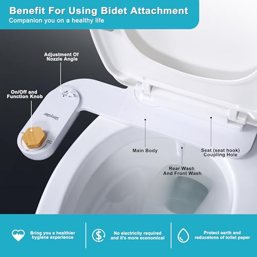 Umyder Non-electric Bidet Attachments Fits Elongated & Round Toilet by Umyder - Used condition - Image 3