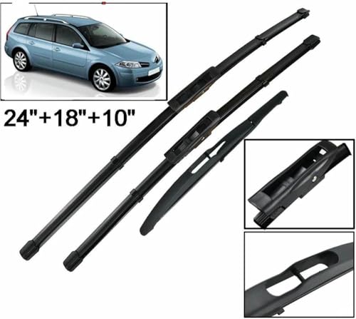Essuie-glaces Megane Sport Tourer 2006-2008 essuyage silencieux - 2