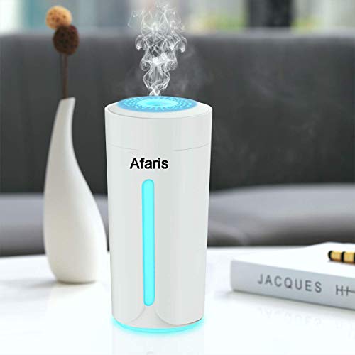 Afaris Mini Humidifier for Bedroom, Small Humidifier for USB Car Humidifier 8 Color