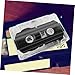 jojofuny 6pcs Cassette Tape Storage Box for Film Case Cassette Audio Holder Compact Retro Tape Organizer for Car Home Office