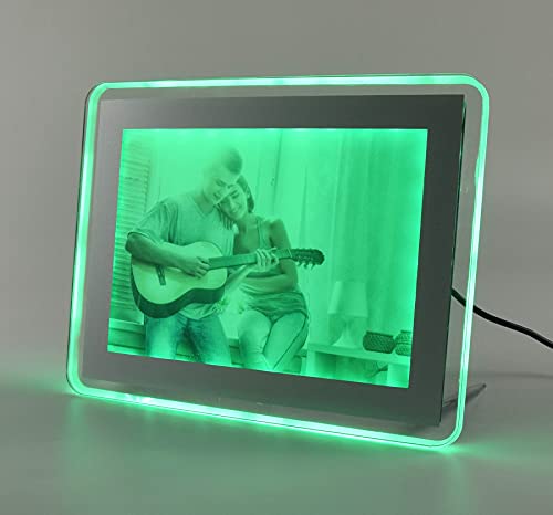 Kosobo Rgb Backlit Acrylic Picture Frame 5 X 7, Wedding Photo Frame, Lights Up Your Photos And Creates Atmosphere By Colorful Lighting. #TOP4
