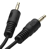 kenable Mono 3.5mm Jack Plug to Mono 3.5mm Jack Plug Cable Lead 3m GOLD [3 metres] - Image 3
