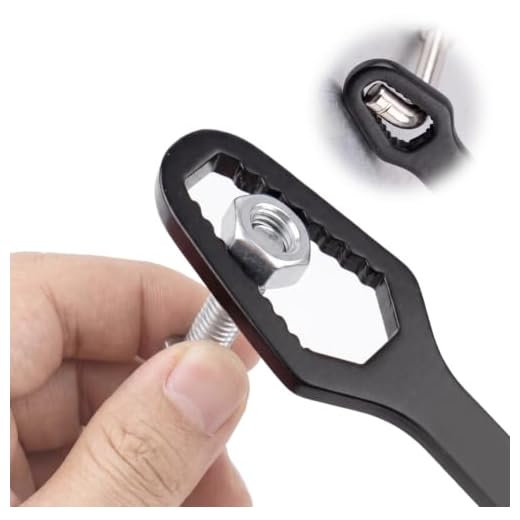 Heavy-Duty Adjustable Double-Ended Ratchet Wrench
