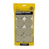 Smart Surface 8120 Hard Surface Reusable Furniture Felt Moving Sliders 2-1/2" Small Round 16-Pack in
