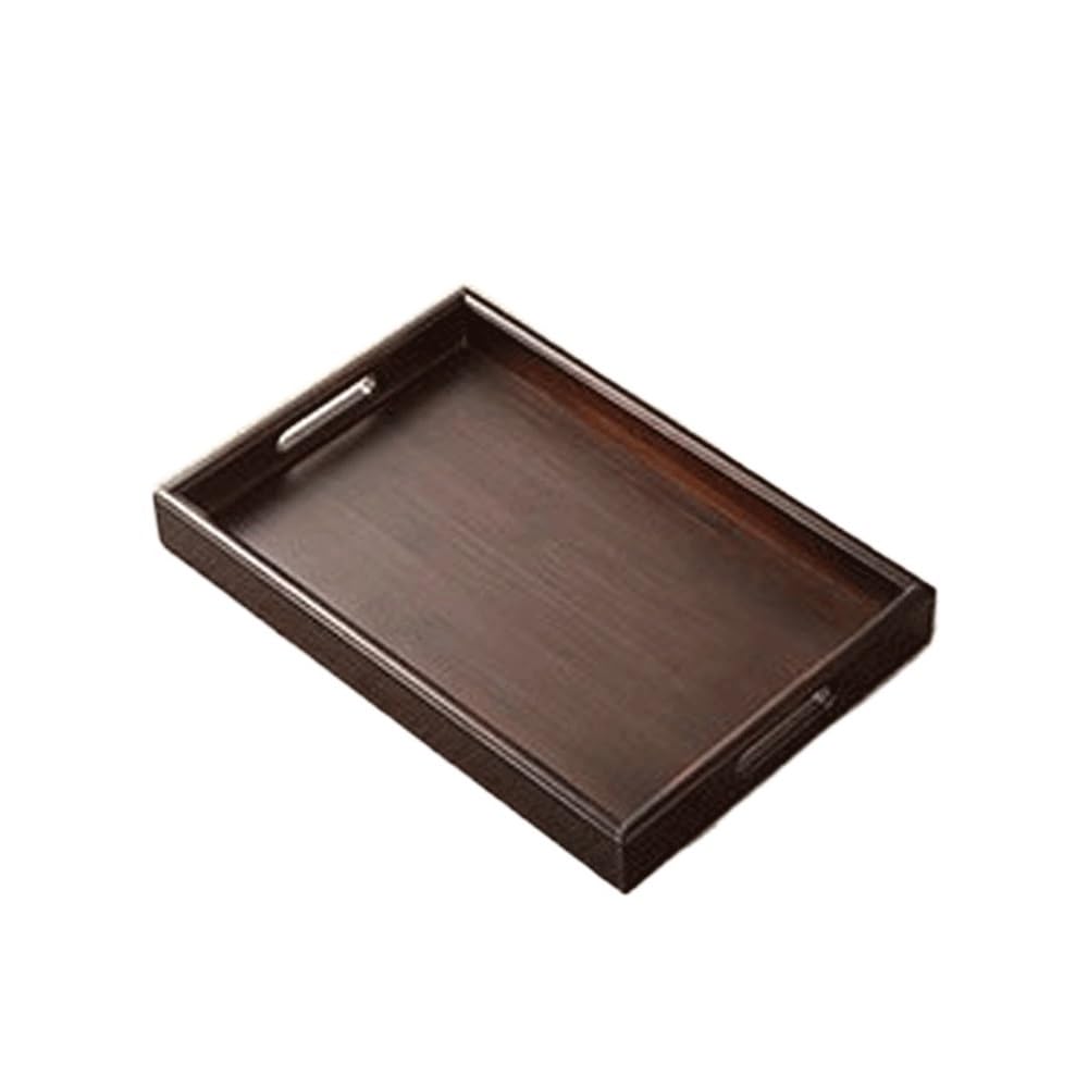 Bandeja de madera maciza de nogal para tazas de té, tabla pequeña china para servir frutas y suma tenue, accesorio de cocina para cocinar en casa y entretenimiento