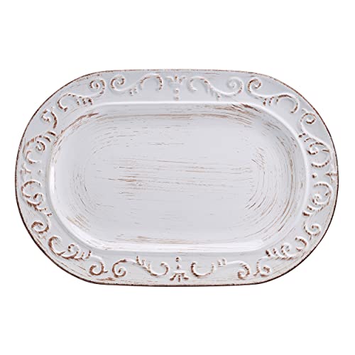 Pfaltzgraff Trellis Serving Platter, 13.75 Inch, White #TOP3