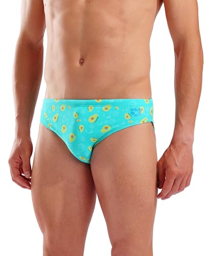 Bañador slip para hombre ARENA Allover en color azul y negro talla M para natación 4
