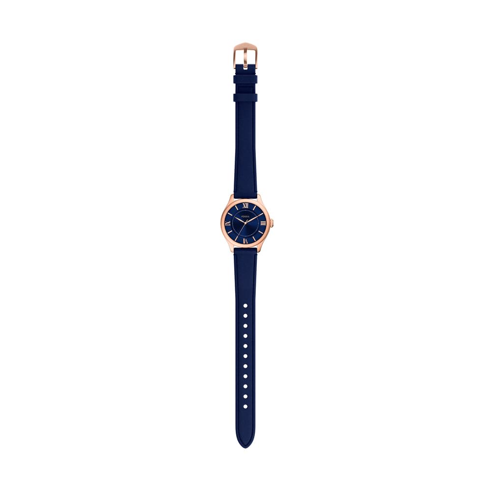 Fossil Montre Gilmore pour Femmes, Mouvement à Quartz Trois Aiguilles, Bracelet en Acier Inoxydable ou en Cuir