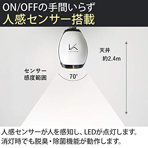 Amazon.co.jp: カルテック 除菌脱臭機 ウイルス対策 ターンドケイ 