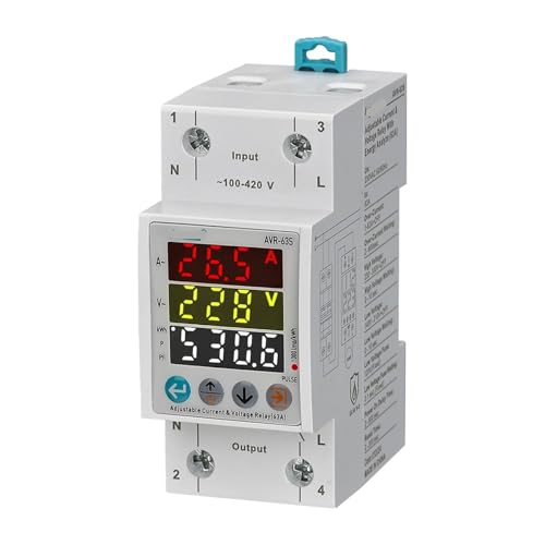 Relé de protección de voltaje AVR-63S y sobrecorriente ajustable de 63A