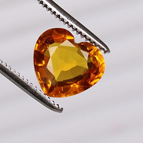 Sas Gems Natural Oregon Sunstone 5.65 Ct Heart Cut Copper Bearing Certified Loose Gemstone #TOP2