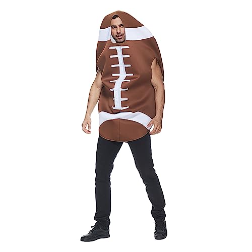Megartico American Football Halloween Costumes for Adult Funny Sports Costume Men Rugby Parties Outfits