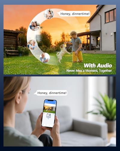 Image of OOSSXX Ultra Wide-Angle 5MP Wired Outdoor PoE IP Cameras for Home Security Outdoor Camera System Video Surveillance
