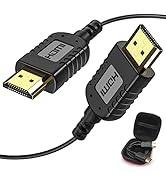 FOINNEX Ultra Thin HDMI Cable 6.6FT, Hyper Flexible HDMI Cord up to 4K@30Hz, High Speed HDMI 1.4 ...