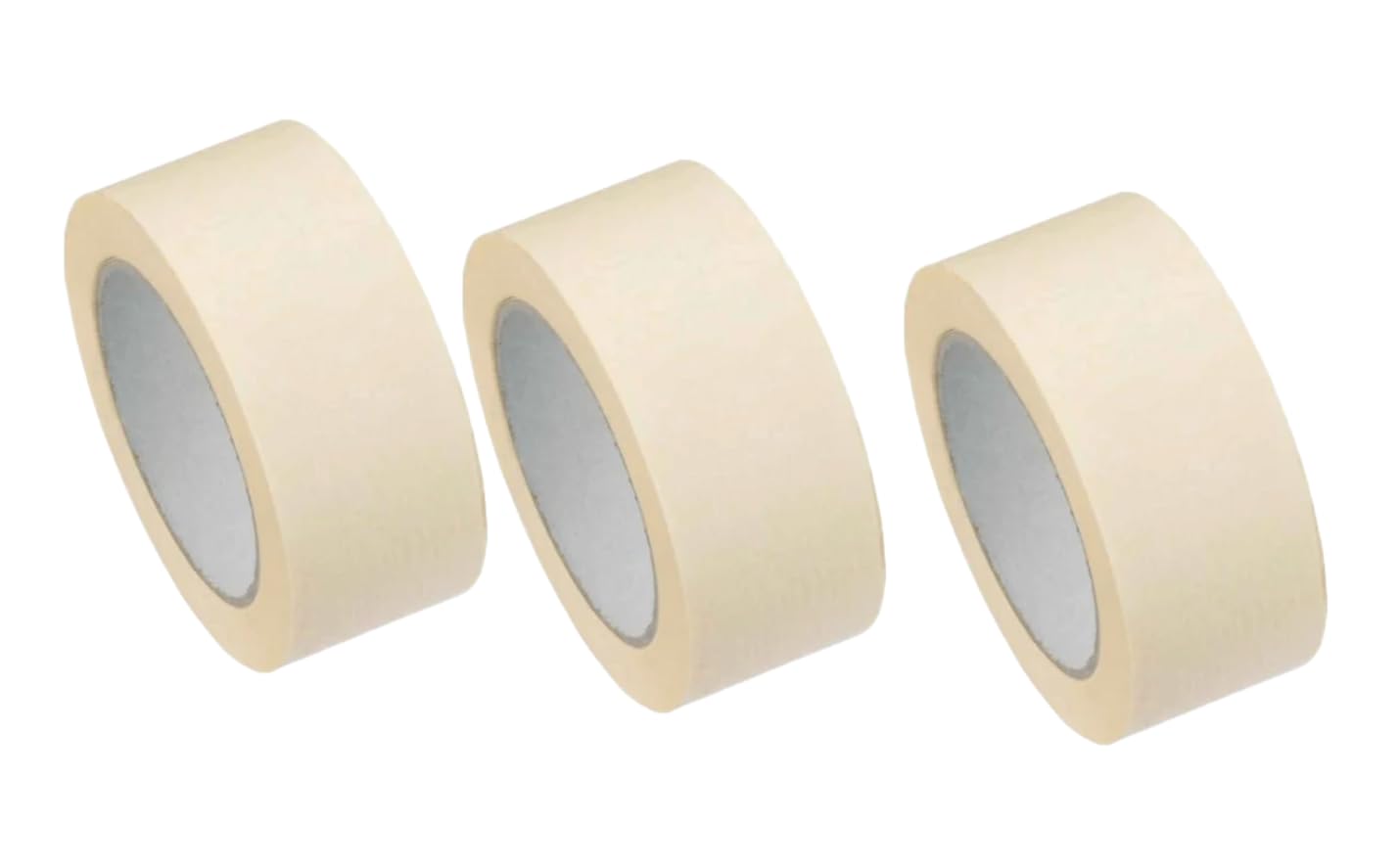 Robustline Masking Tape General Purpose Tape or Painting, Labeling, Packing, Craft, Art, Home, Office, School Etc. (3, 1"X25YRD)