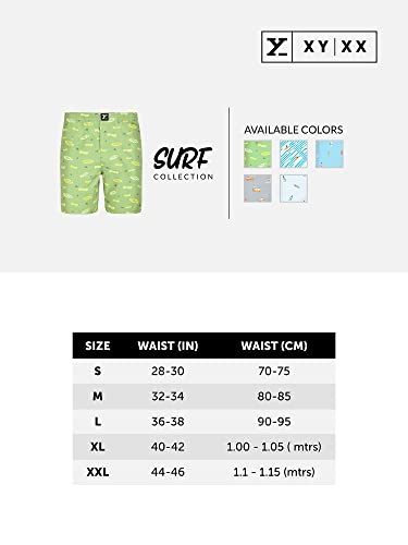 Image of XYXX Men's Surf & Pace Super Combed Cotton Boxer Shorts (Pack of 2)