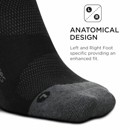 Image of Feetures Elite Max Cushion No Show Tab - Running Socks for Men & Women, Athletic Compression Socks, Moisture Wicking