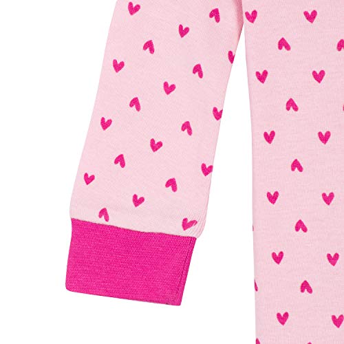 Image of Gerber Baby Girls 2-Pack Footed Pajamas