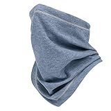 Verbessertes Material - staubdicht, hautfreundlich, elastisch, flexibel,  dieses neue Gewebe ermöglicht dem Nackenwärmer, dem Pilling zu widerstehen, nicht zu verblassen und antistatisch zu sein, während Sie atmungsaktiv bleiben und bequemes Gefühl bringen