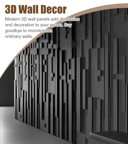 Paneles de pared 3D estriados cubre muros con relieve comedor 3