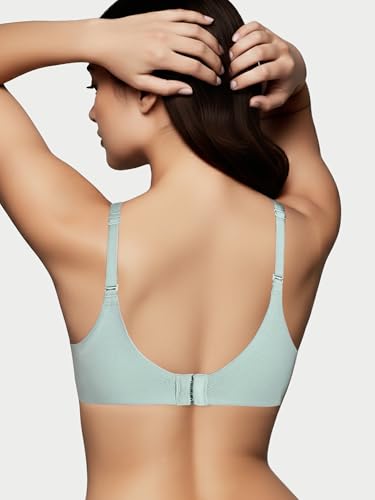 Image of Enamor Bamboo Cotton A077, Side Support, Everyday Women's T-Shirt Bra - 3X Softer, 4X More Absorbent, Antimicrobial, Padded, Wirefree, Full Coverage