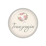lijelove® Button 59mm Ø DARLING Trauzeugin (Art. BU59-021)