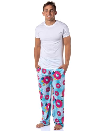 The Simpsons Homer Simpson Tie Dye Sprinkles Donuts Adult Lounge Pajama Pants For Men2