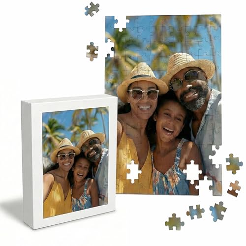 Bunny Badges Custom Photo Puzzle – 120 Pieces