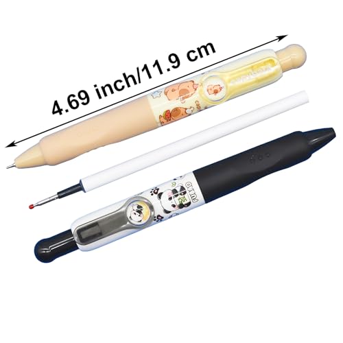 Maydahui 8 Pcs Mini Bolígrafos Kawaii con Tinta Negra miniatura 2