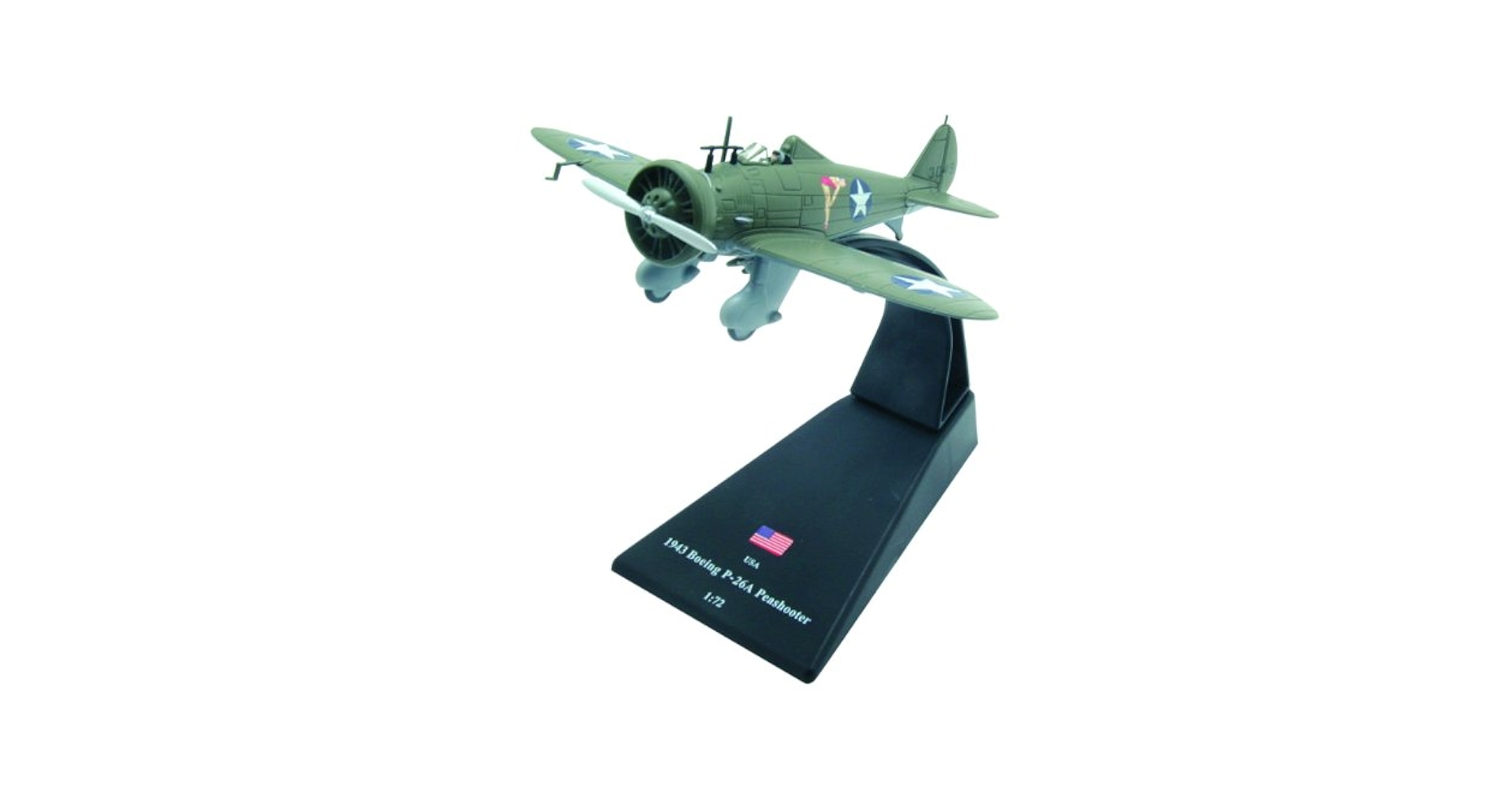 Amazon.com: Boeing P-26A Peashooter diecast 1:72 Fighter