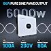 ECO-WORTHY 6000W 48V Off-Grid Solar Inverter, Dual MPPT, 500V PV Input