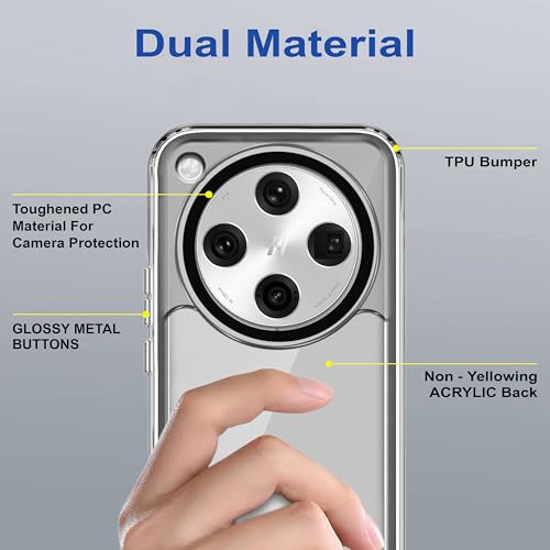 Image of Zapcase Back Case Cover for Oppo Find X8 5G | Compatible for Oppo Find X8 5G Back Cover | Case Cover with Camera Protection | (TPU + PC | Translucent Black)