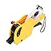 Portable 8 Digit Manual Labeler for Clothing Stores Yellow Handheld Labeling Machine with Easy Tag Marking Tool