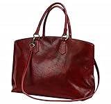  BZNA Bag Ina Rot Italy Business Luxus Büro Designer City Ledertasche Damen Aktentasche Handtasche Schultertasche Tasche Leder Shopper DIN A4 Neu