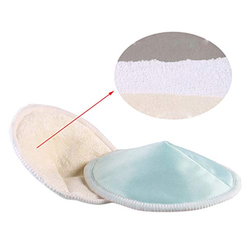 Almofada de amamentação SUPVOX, Almofada de amamentação para mamilo, 3 camadas de bambu lavável e re