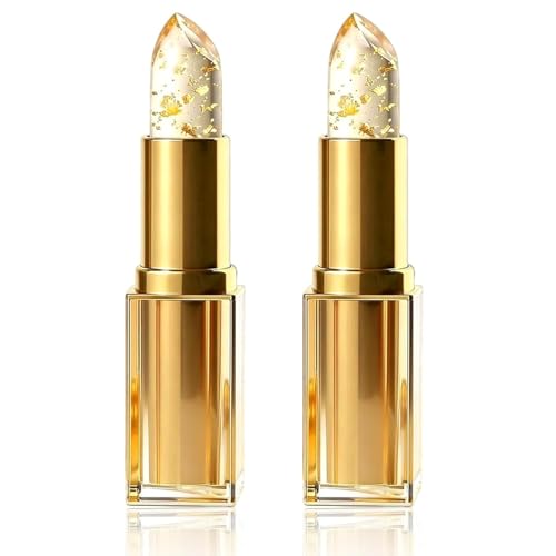 Kivora Lipstick for Mature Lips, Coellyo True Tone Ph Adjusting for Mature Women, Transferproof Clear Lip Gloss, Long-Lasting Hydration without Stripping(2 Pcs)