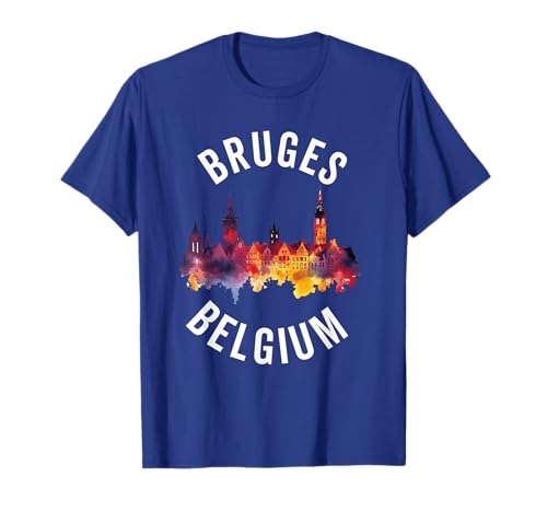 Bruges Belgium Souvenir Vacation Men Women Belgian Pride T-Shirt